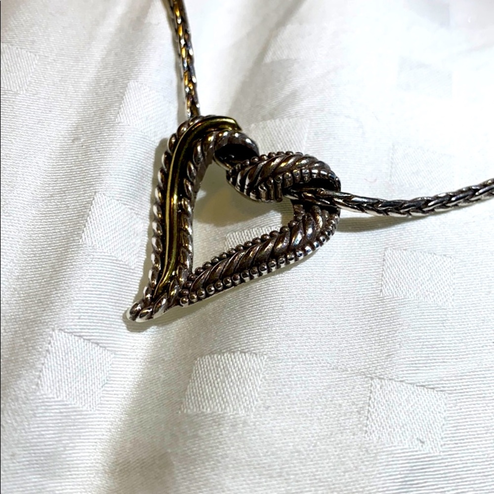 BRIGHTON two-tone Heart Pendant